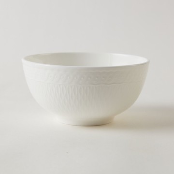 飯碗 圓碗 骨瓷 LACY 12CM NITORI宜得利家居