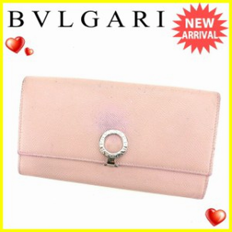 ラスト1点 ブルガリ 長財布 ファスナー付き長財布 ブルガリブルガリ ピンク シルバー レザー Bvlgari 長サイフ サイフ 収納 財布 ユ 通販 Lineポイント最大1 0 Get Lineショッピング