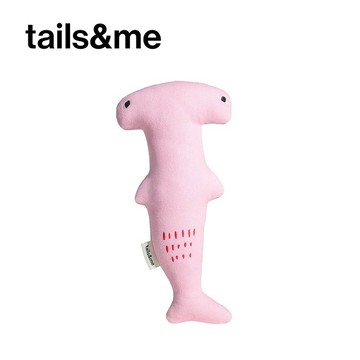 【tails&me 尾巴與我】尾巴毛夥伴-寵物貓草玩具(雙頭鯊)