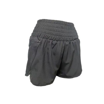 Amber外單 高腰含內襯防走光運動短褲女士跑步寬松訓練瑜伽健身