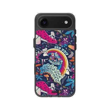 iPhone Air Clear (相機按鈕) 酷墨灰 - 迪士尼-經典系列 Disney Classics - 愛麗絲夢遊仙境 Alice au pays des merveilles - Motif rétro