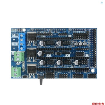 Crtw Ramps 1.6 控制板基於 Ramps 1.5 4 層控制面板板,帶散熱器擴展主板,用於 3D 打印機零件