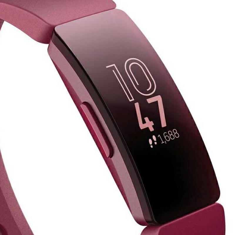 Fitbit lnspire Sangria FB412BYBY-FRCJKラバーベルトカラー