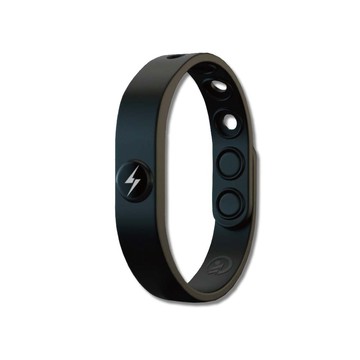 WOLF BOX 快速導電高密度矽膠防水防汗超強防靜電手環-沉穩黑1入/盒
