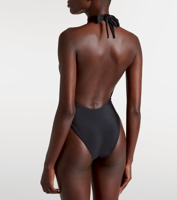 Jade Swim Apex halterneck cutout swimsuit