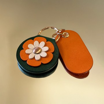 Blossom Firework 皮革鑰匙圈 /吊飾/客製化禮物