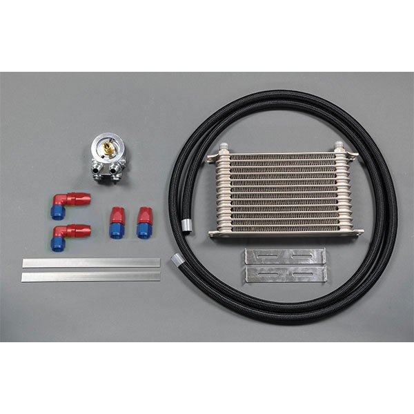 HPI ドロンカップ式 オイルクーラーキット 13段 ラジエター前 シルビア S14/S15 SR20DET 93/10〜02/08