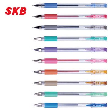 SKB G-101 中性筆(0.5mm)10色 12支 / 打【APP滿額下單10%點數(單一帳號最高5000點)】1/31止