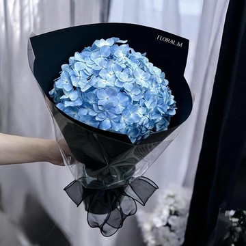 夏季限定綻放祝福繡球鮮花花束