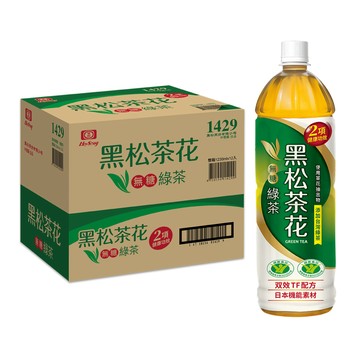 【蝦皮直營】黑松 黑松茶花綠茶 1230mlx12入/箱 茶 綠茶 無糖茶 瓶裝茶 茶飲 無咖啡因