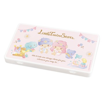 收納王妃 - 三麗鷗Sanrio【野餐雙子星】隨身口罩收納盒 /口罩盒/置物盒/零錢盒/鉛筆盒