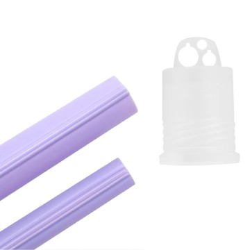 A Plastic Project Violet 2175 吸吸管套裝  粗細吸管  台灣製造  食品級PP/BPA FREE  1組