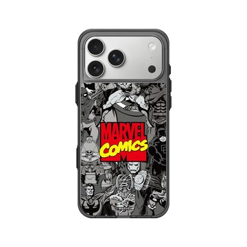 iPhone 17 Pro Max Clear (相機按鈕) 酷墨灰 - 迪士尼-漫威 Marvel - 漫威英雄-漫畫標誌