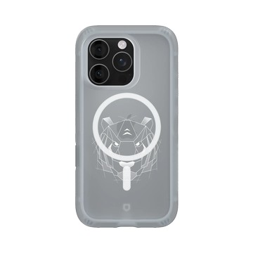 iPhone 16 Pro AirX 流變灰 - Animal Silhouette / 動物剪影 - 幾何-動物系列/虎