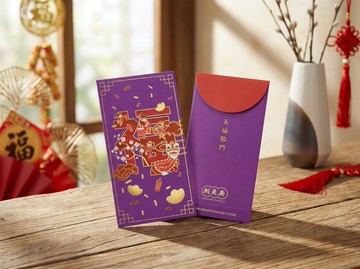 五福臨門丨創意利是封丨利是廊