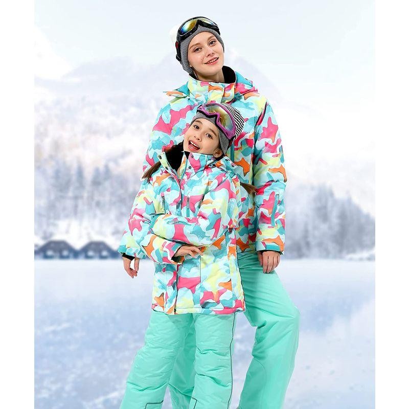 7i✨kissmark✨スキー スノボ ウェア 上下 150 女の子 雪遊び - スキー