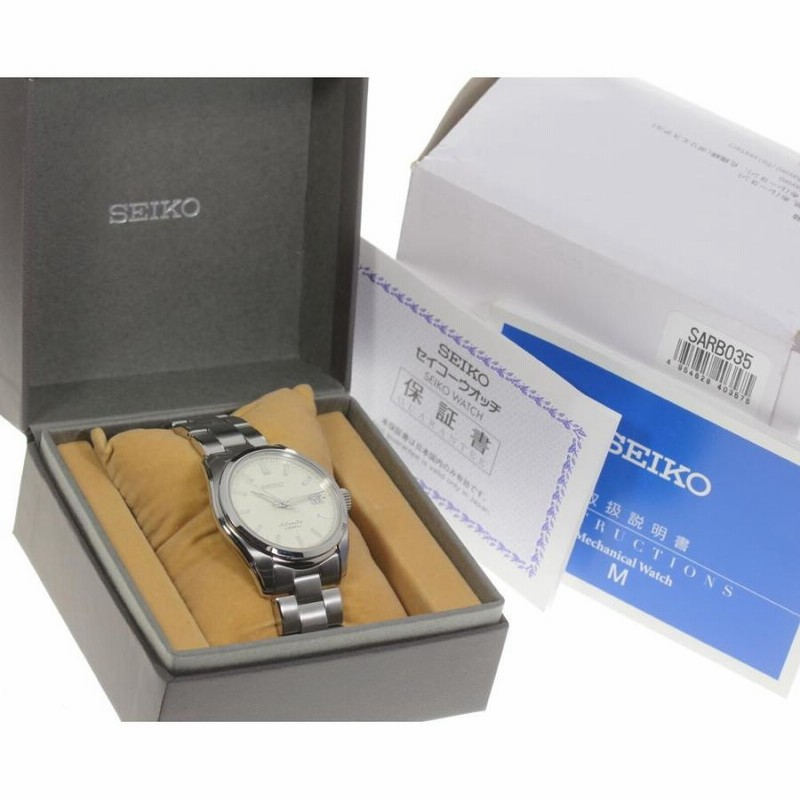 ☆美品【SEIKO】セイコー メカニカル デイト SARB035 自動巻き メンズ