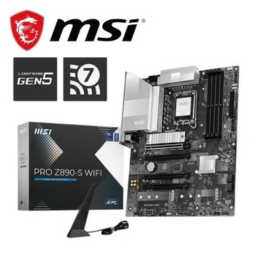 微星 PRO Z890-S WIFI DDR5 主機板+Intel Core Ultra 7 265KF【20核】