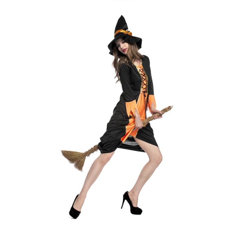 有名な 大きいサイズS〜XL ハロウィン衣装 大人用 女性用 ドレス witch 巫女 ウィッチガール ハロウィン 衣装 仮装 コスプレ レディース  イベント ハロウィーン