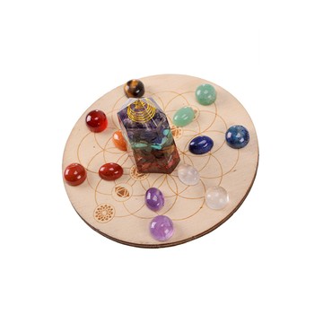 七脈輪奧根晶柱能量陣