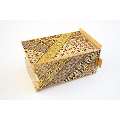 寄木細工 秘密箱 5寸10回仕掛け 箱根伝統工芸 海外土産
