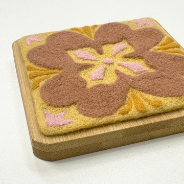 台灣傳統特色花磚  羊毛氈