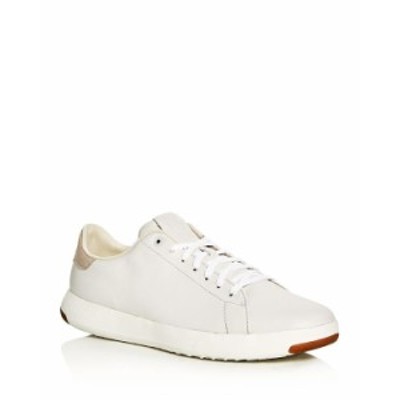 コールハーン メンズ スニーカー シューズ Men's GrandPro Leather Lace Up Sneakers White