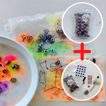 玩玩 Play - 【優惠組合】韓國兒童多彩遊戲爆爆球_大全套+補充包