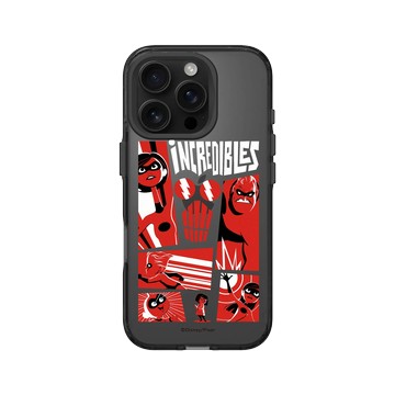 iPhone 16 Pro Clear 酷墨灰 - 迪士尼-皮克斯 PIXAR - 超人特攻隊出動