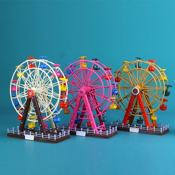 北歐創意個性輕奢摩天輪擺件旋轉家居客廳臥室玄關電視酒柜裝飾品