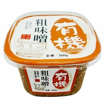 【味榮】 有機粗味噌 (500克/盒) ﹝冷藏寄送﹞