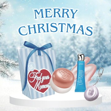 快速出貨【fwee】聖誕快樂🎄唇頰兩用布丁膏+瞬間水潤唇部精華+品牌鑰匙扣(獨家禮盒)