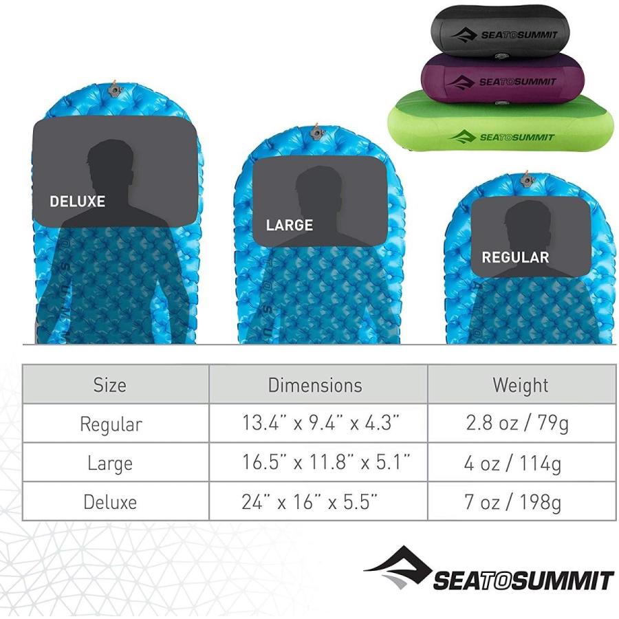 Sea to Summit Aeros 枕 プレミアム マゼンタ レギュラー