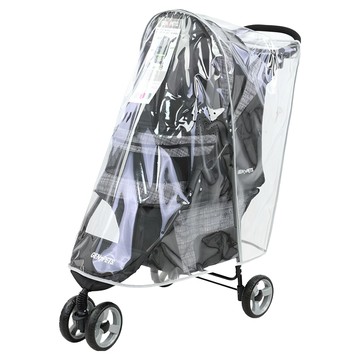 GEN7PETS 推車雨罩C 輕旅三折專用 寵物推車配件 防雨防塵  透明  展開: 84 x 47.5 x 99cm/折疊: 32 x 47.5 x 28cm/內部空間: 65 x 29 x 46cm  1個