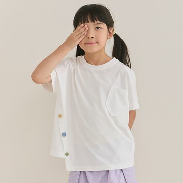 a la sha 親子裝 抱抱Q咪不對稱下襬上衣