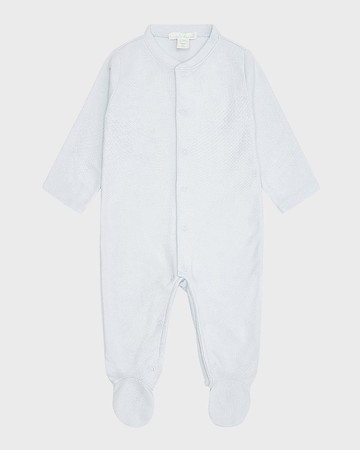 Kid's Pointelle Embroidered Angel Wing Footie, Size Newborn-6M