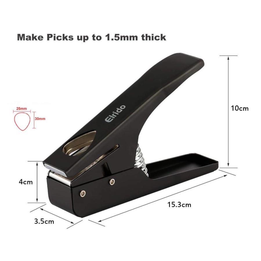 Elrido DIY Guitar Picks Maker Guitar Pick Punch Make Your Endless Guitar Pi