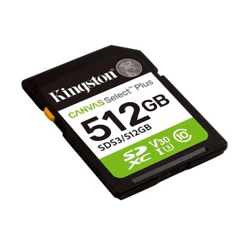 Kingston Canvas Select Plus SD 記憶卡 SDS3 512GB 代理商公司貨