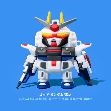 高達 鋼鐵戰士 矽膠殼 適用於 AirPods 4 保護殼 Pro2 保護套 AirPods 1 2 3 全包耳機殼