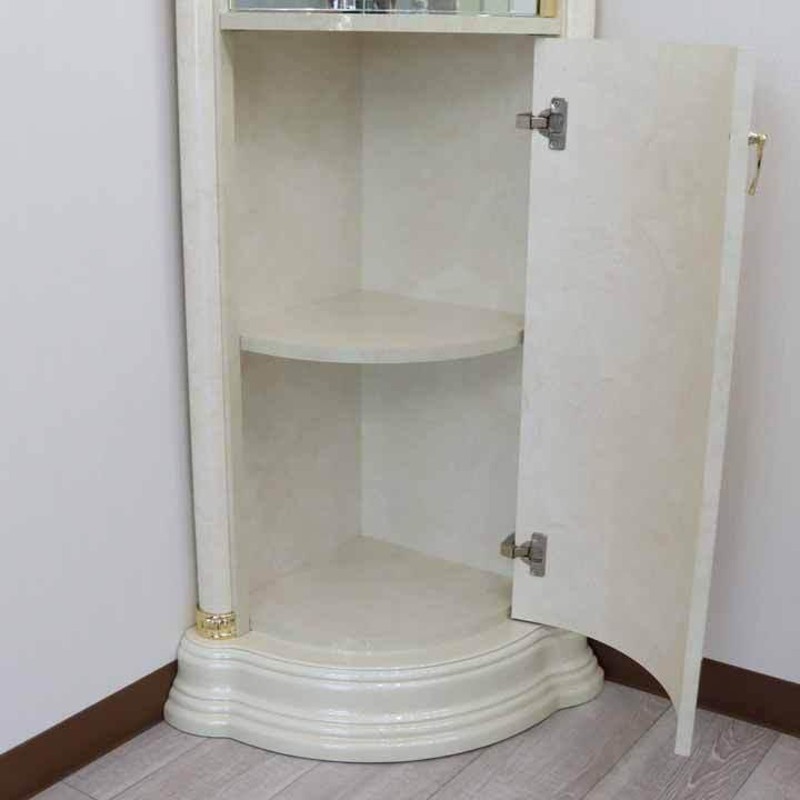 サルタレッリ フローレンス コーナーキャビネット ショーケース ガラスケース サルタレッリ フローレンス コーナーキャビネット (食器棚 飾り棚