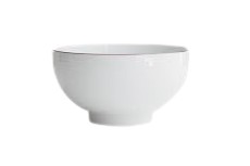 白山陶器 白磁千段 6寸拉麵碗