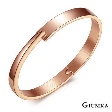 【Giumka】白鋼手環・簡約時尚・情侶・客製刻字