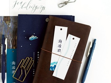 海波浪 海洋印象 書籤 波浪藍