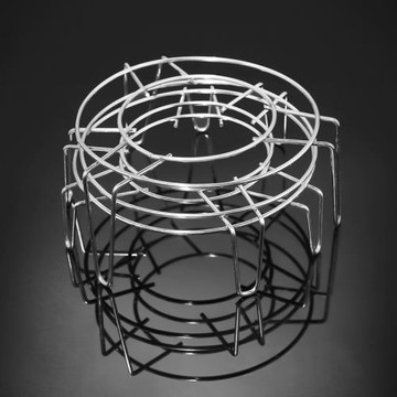 不銹鋼蒸架電飯鍋高壓鍋高腳隔水蒸菜架迷你小蒸格蒸飯蒸鍋內架子