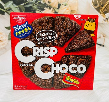 潼漾小舖日本 nissin 日清 crisp choco 牛奶巧克力披薩餅乾 50g 圖案隨機出