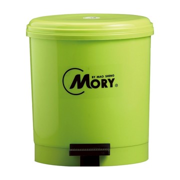 MORY 茂盛 摩登踏式垃圾桶 聚丙烯材質 台灣製造  中 22 x 22 x 26cm  顏色隨機  1個
