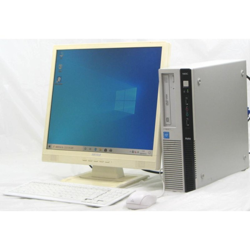 デスクトップパソコン 中古 NEC Mate PC-MK28ELZL1FSN メモリ 4GB HDD