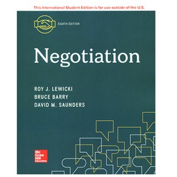 華泰-建宏 Negotiation（8版） /Roy J. Lewicki 9781260565591<建宏書局>