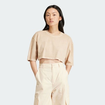 ADIDAS 女 短版短袖上衣 IR5997