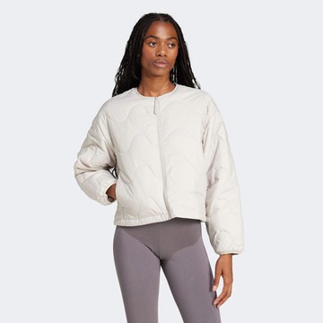 adidas 愛迪達 外套 女 運動外套 亞規 W NUGANIC INS J 米白 JD1099